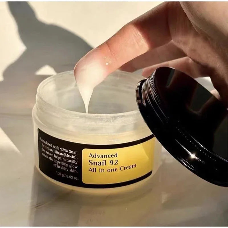 Snail Mucin Essence Face Cream 92%96% Power Salicylic Acid Improve Tone Hydrating Collagen Anti-aging Cream Treatment Skin Care