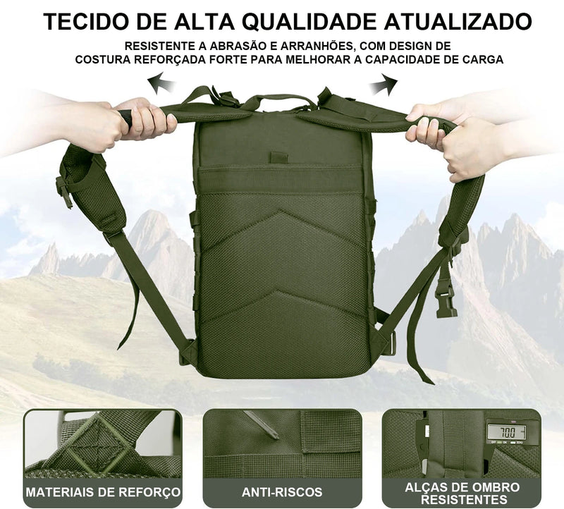 Assall Military Tactical Backpack Reinforced Waterproof Large