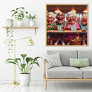 HUACAN Portrait Diamond Painting Grandma Grandpa Mosaic Full Square Round New Arrivals Personalized Gift