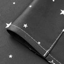 1pc Blackout Curtain, Solid Color With Metallic Star Pattern, Polyester Blend, Room Darkening, Thermal Insulated, UV Blocking Fo