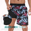 Summer men's hot selling beach pants, casual vacation printed men's pants, comfortable and breathable street clothing