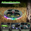 Idea17 UFO Drone for Beginners 360° Avoids Obstacles Multiple Lighting Modes, RC Quadcopter 360° Flip Alitude Hold 2 Batteries