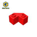 Gobricks 10PCS Building Blocks 2x2 Brick 45 degrees compatible with 87620 Ｃhildren's  toys Assembles Small Particle Parts Brick