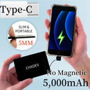 Super Slim Power Bank For iPhone 8000mAh Ultra Thin Charger , Portable Mini External Phone Battery Phone Power Backup In Wallet