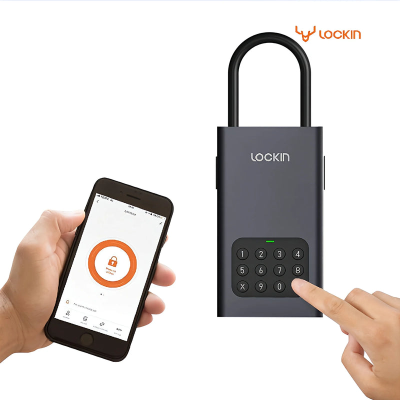 Lockin Key Safe Box Tuya Smart Key Lock Box Safe Password Wireless Storage Alloy BOX Waterproof Bluetooth Remote Control Safes