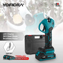 YOFIDRA 30MM Brushless Shearing Scissors 2 Gears Cordless Garden Fruit Tree Branch Pruning Power Tools For BL1850B 18V Battery