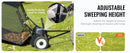 SucceBuy 42-inch Lawn Sweeper Tow Behind 12 cu.ft.Heavy Duty Leaf Grass Collector Adjustable Height for Picking Up Debris Grass