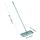 SucceBuy Lawn Leveling Rake 36inchx10inch Heavy-duty Lawn Leveler With 78inch Steel Extended Handle For Garden Golf Lawn Farm