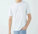 High Quality 100% Cotton T shirts Man 2025 Summer Casual Tees Solid color Couple Oversized t shirts Black White Grey Sports Tops