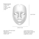 Elysian Aura | 7-Color Wireless LED Facial Therapy Mask | 60 LEDs High-Intensity Photon Skin Care