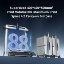 ANYCUBIC Kobra 3 Max FDM Multi-Color 3D Printer Up to 600mm/s Print Speed Massive Build Volume 500*420*420mm Smart APP Control