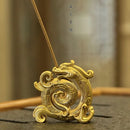 Mini Metal Gold Dragon Incense Stick Burner 1pc Creative Dragon Incense Holder Sandalwood Censer Home Office Decor