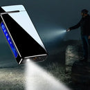 3in1 Jet Feuerzeug Metall Winddicht Flammenloses Elektrisches Feuerzeug Power-Anzeige USB Lade Plasma Butangas Feuerzeug Mit Taschenlampe