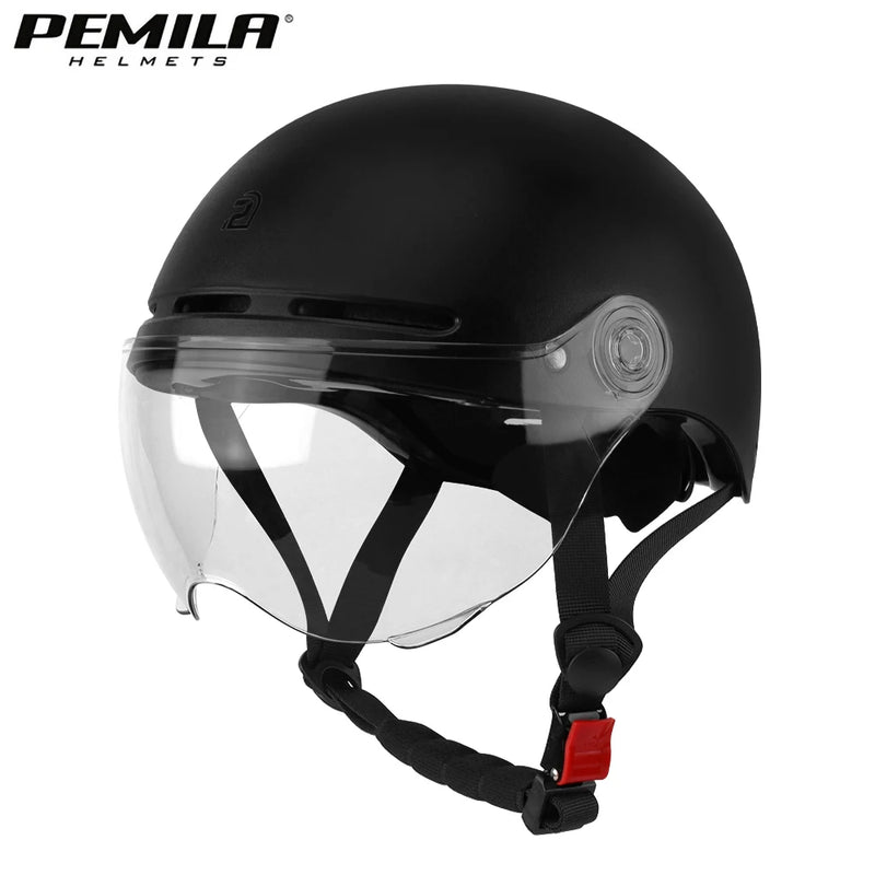 PEMILA Bicycle Helmet With Goggles Cycling Helmet Full Edge Wrapping Technology Bike Helmet Road MTB E-bike MTB Bicycle Helmet