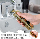 Professionelles Haarschneide-Set aus Metall, kabelloser Haartrimmer für Herren, leistungsstarke elektrische Haarschneidemaschine