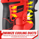 ONEVAN Rechargeable Electric Rotary Hammer 10600BPM Cordless Hammer Impact Drill Woodworking Power Tools For 21V  18V Battery