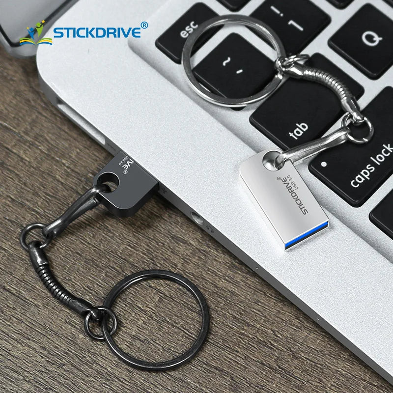 Super mini usb flash drive 3.0 32GB 16GB memory disk high speed portable 64GB usb stick pendrive 128GB 256gb key ring gift