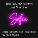 Name Neon Sign Led Dimmable Custom Neon Sign Wedding Birthday Customized Gifts Boy Girl Bedroom Wall Decor Hanging Neon USB 5V