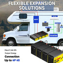 12V 300Ah LiFePO4 Battery Lithium Iron Phosphate Battery With 200A BMS 8000+ Cycles For RV Campers Golf Cart Off-Road Off-Grid