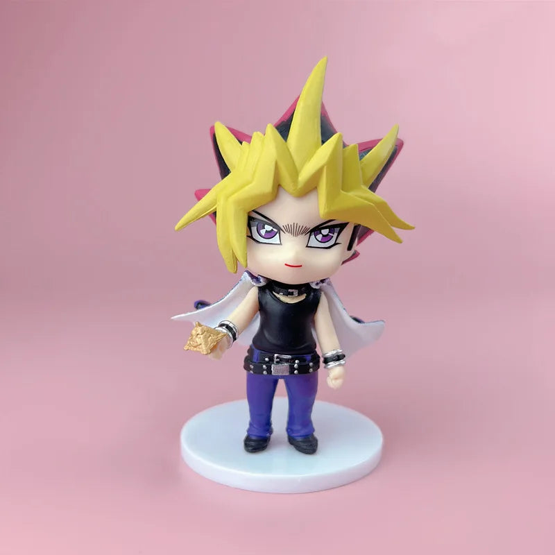 6 Pcs/Set Yu-Gi-Oh Figure 9.5-12cm Yugi Muto Joey Wheeler Magician Girl Seto Kaiba Action Figurine Desktop Model