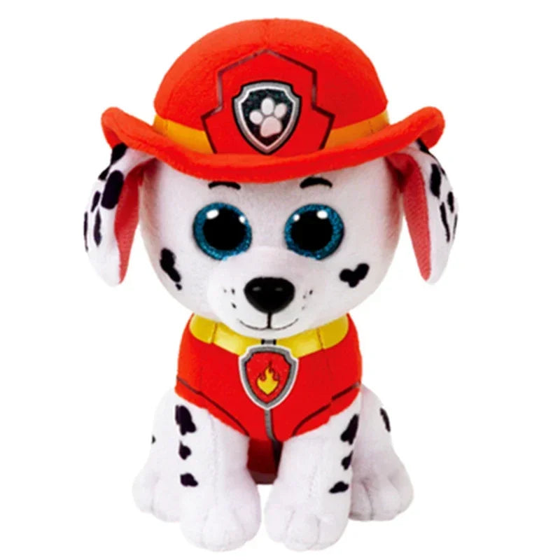 Ty Beanie Big Eyes 6" 15CM Stuffed Plush Toy Dog Marshall Chase Rocky Zuma Tracker Skye Verest Children Christmas Birthday Gifts