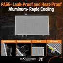 Engine Radiator For ACURA TL 3.5L V6 2009 2010 2011  CU13121,DPI13121,13121,19010RK1A52,8013121