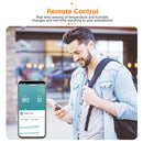 Tuya WiFi Intelligenter Temperatur- und Feuchtigkeitssensor SmartLife APP Fernüberwachung Smart Home Thermometer Funktioniert mit Alexa Google Home