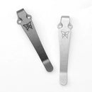 Titanium Material Knife Deep Carry Pocket Clip Back Clamp for Benchmade Griptillian Bugout 535 940 Mini-Grip Emerson ProTech ZT