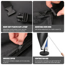 Waterproof Oxford Cloth Outdoor Sunshade Umbrella Cover Garden Weatherproof Patio Cantilever Parasol Rain Cover with Push Rod