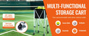 The Rally Caddy | Foldable 180-Ball Tennis Cart with Wheels