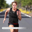1-20KG1-50KG Adjustable Loading Weighted Vest Workout Weight Jacket Exercise Vest Workout Equipment for Running Training Jogging