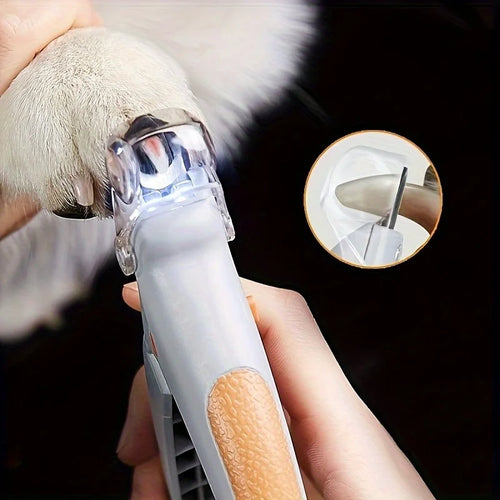 The Quiet Trim | LED-Guided Professional Pet Nail Clipper with Safety Guard
