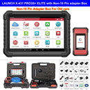 LAUNCH X431 PRO3S+ ELITE Advanced Programming TOOL J2534 CAN FD DOIP Online Coding All System car Diagnostic Tool Topology Map
