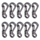 10pcs Carabiner mini key hanger hanging Quickdraw keychain keyring camping clasp hook backpack snap clip buckle Padlock