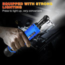 Cordless Ratchet Wrench, 2 x 12V 1.5Ah Batteries, Charger, Power Tool Wrench 3/8" Sq Drive,Cordless Ratchet with 7 Sockets