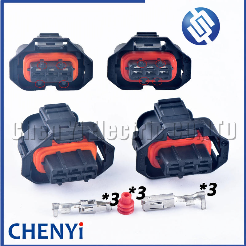 3 Pin Automotive MAP Sensor Plug Diesel Injection Pump plug crankshaft connector 3515026900 1928403966 1928403968 For Bosch