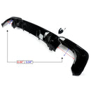 Gloss Black For 2018-21 BMW X3 G01 M40i PERFORMANCE ABS Rear Bumper Diffuser Lip