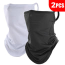 1/2PCS Breathable Bandana Cooling Quick-dry Scarf Sun Protection Face Cover Windproof Mask Neck Gaiter Sports Outdoor Hiking