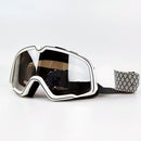 Retro Motorradbrille Skibrille Motocross Sonnenbrille Weitwinkel MTB ATV Brille Cafe Racer Chopper Radsport Rennsport