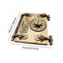 Book of The Dead Ancient Egypt Key of Hamunaptra The Mummy Home Decor Resin Crafts Ornaments Easter Decoration Prop Storage Box