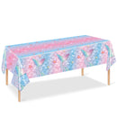 Mermaid Party Disposable Tableware Little Mermaid Tail Paper Plates Napkin Tablecloth Girls Birthday Party Under Sea Theme Decor