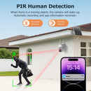 SHIWOJIA 12X Zoom 4G LTE Solar Security Camera 8MP Night Vision Dual-Lens Outdoor WiFi Solar Battery Camera PIR Human Detection