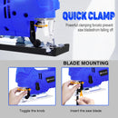 DayPlus 3000RPM Cordless Jigsaw 21V Electric JigSaw Brushless Motor Portable Multi-Function Power Tool for Wood Metal Cutting