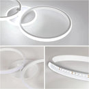 Modern LED Ceiling Light,42W 3500LM Round Ceiling Lamp,LED Chandelier Ceiling Light Made of Acrylic for Bedroom 6500K