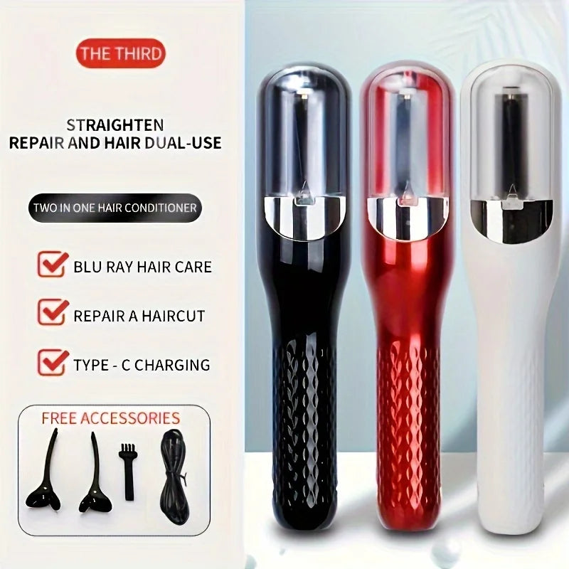 1pc Portable mini straightener, evenly distributed heat, hair styling tool, lightweight travel friendly design