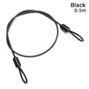 0.5/1/2Meters Bicycle Lock Wire Cycling Strong Steel Cable Lock MTB Road Bike Lock Rope Anti-theft Safety Bicycle Accessory