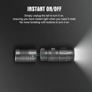 Trustfire MINIE EDC Flashlight with Magnetic LED Rechargeable Mini EDC Keychain Flashlights Outdoor Tool For Camping Hiking