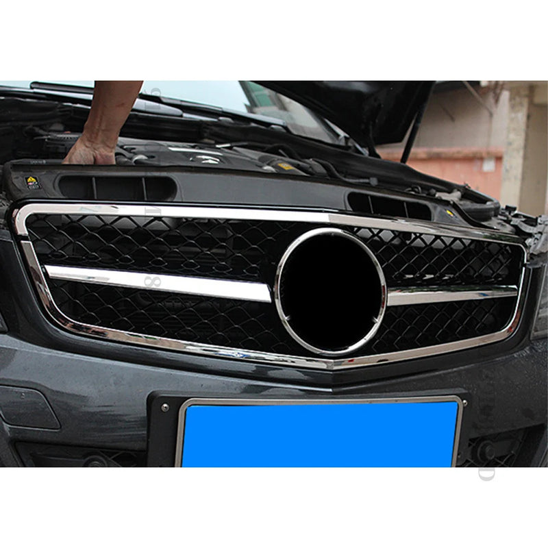 Perfect Match Front Hood Bumper Grille Racing Grill For Mercedes Benz C W204 C43 2007-2014 AMG Style Facelift Tuning Accessories