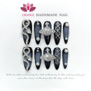 Handmade Stiletto Press on Nail Tips High Quality Wearable Full Cover Artificial Nails With Design Customization Fake Nails