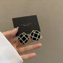 Herbst Winter Modelle Leopardenmuster Plüsch Ohrringe Weiblich Koreanisches Temperament Netter Roter Mode Kaltwind Retro Ohrringe Ohrschmuck